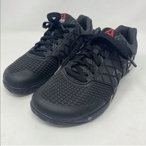 Reebok Shoes Womens 9 Crossfit Nano 4.0 M47675 Black Workout Lace Up Athletic
